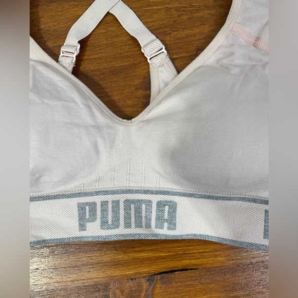 Puma Light Pink Sports Bra Small Women’s - Picture 4 of 5